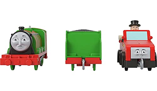 0887961987621 - THOMAS & FRIENDS, HENRY WITH WINSTON AND SIR TOPHAM HATT, MOTORIZED TOY TRAIN FOR PRESCHOOL KIDS 3 YEARS AND OLDER
