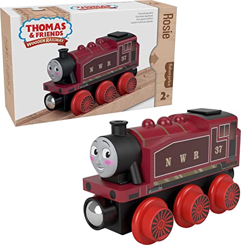 0887961990522 - THOMAS & FRIENDS WOODEN RAILWAY ROSIE ENGINE, PUSH-ALONG TOY TRAIN MADE FROM SUSTAINABLY SOURCED WOOD FOR TODDLERS AND PRESCHOOL KIDS