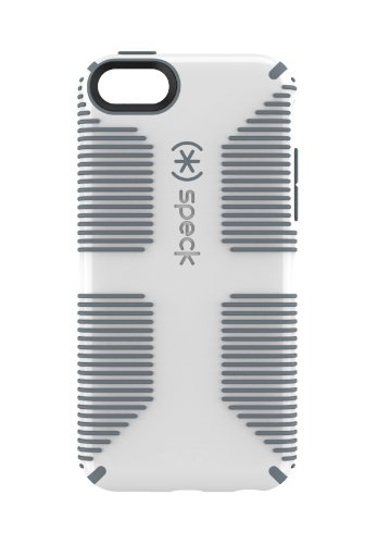 0888063387746 - SPECK PRODUCTS CANDYSHELL GRIP CASE FOR IPHONE 5C - WHITE/GRAVEL GREY