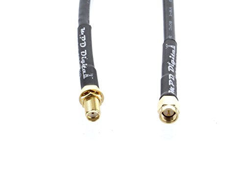 0888063696572 - TIMES MICROWAVE LMR240-SMA-MF-RG8X TIMES MICROWAVE LMR-240 COAXIAL CABLE SMA MALE TO SMA FEMALE JUMPER -RF ANTENNA EXTENSION CABLE (25 FOOT)