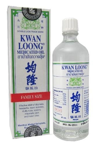 0888122136520 - KWAN LOONG MEDICATED OIL FOR FAST PAIN RELIEF 57 ML FAMILY SIZE