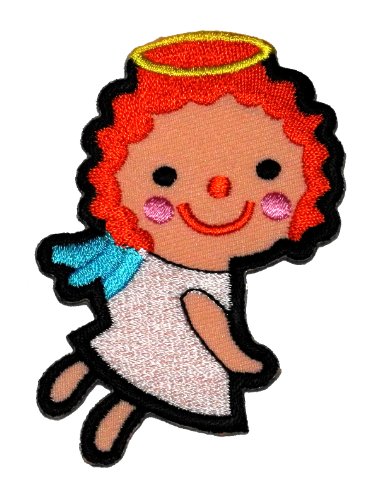 0888122266937 - CUTE ANGEL CUPID DIY APPLIQUE EMBROIDERED SEW IRON ON PATCH