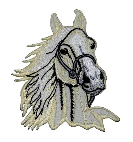 0888122268917 - HORSE RACING HORSE RACEHORSE DIY APPLIQUE EMBROIDERED SEW IRON ON PATCH HOR-003