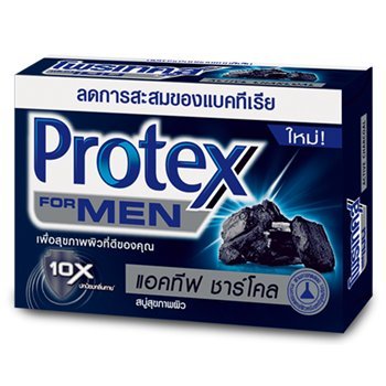 0888122385218 - PROTEX FOR MEN ACTIVE CHARCOAL ANTI-BACTERIAL BAR SOAP 70G X 4PCS BY THAIDD