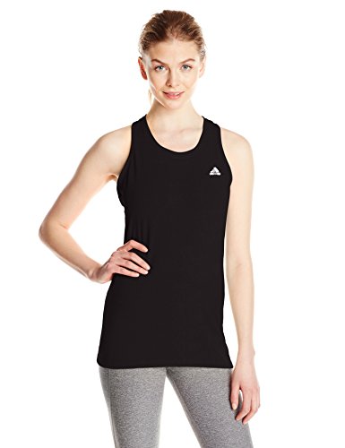 0888164712799 - ADIDAS PERFORMANCE WOMEN'S ULTIMATE TANK TOP, BLACK/MATTE SILVER, SMALL
