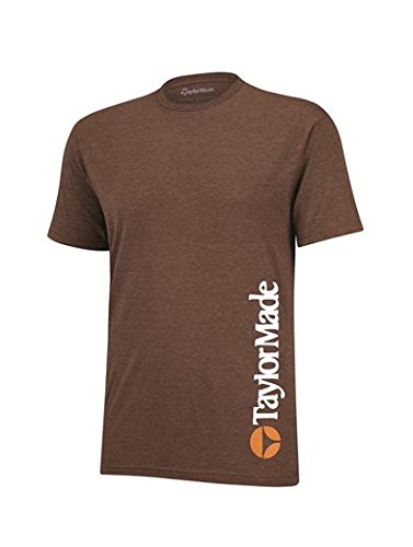 0888167131436 - TAYLORMADE TM15 HERITAGE BUBBLE GOLF T-SHIRT, XX-LARGE, BROWN HEATHER