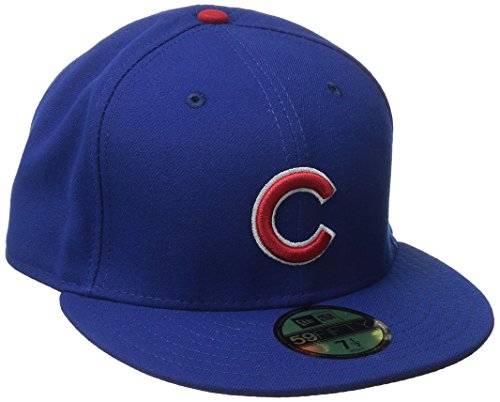 0888219504805 - MLB CHICAGO CUBS GAME AC ON FIELD 59FIFTY FITTED CAP, ROYAL, 7 1/4
