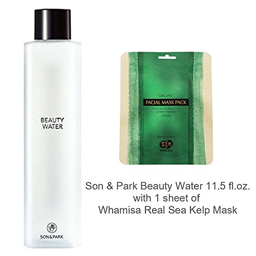 0888227045895 - SON & PARK BEAUTY WATER 340ML /11.5 FL.OZ. WITH ONE SHEET OF BEST MASK PACK (REAL SEA KELP)