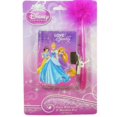 0888273290485 - SOFIA THE FIRST PRINCESS IN TRAINING DAIRY WITH LOCK & MARABOU PEN