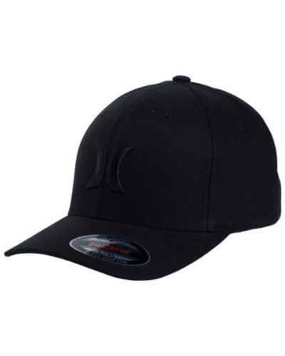 0888274089279 - HURLEY ONE ONLY FLEXFIT HAT (BLACK) CAPS