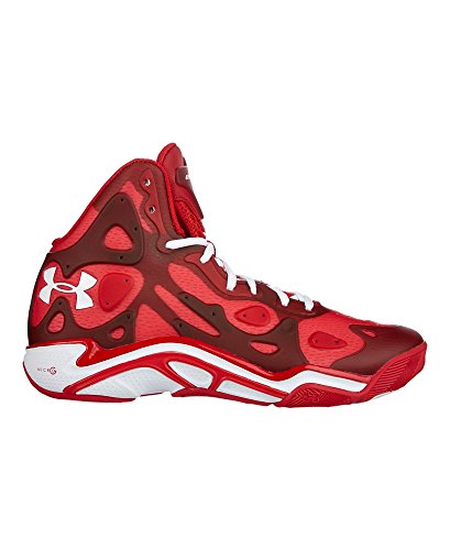 0888284395735 - UNDER ARMOUR MEN'S UA MICRO G® ANATOMIX SPAWN 2 BASKETBALL SHOES 12.5 RED