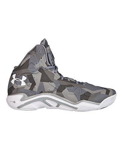 0888284396329 - UNDER ARMOUR MEN'S UA MICRO G® ANATOMIX SPAWN 2 BASKETBALL SHOES 10 STEEL