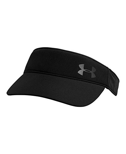 0888284850326 - UNDER ARMOUR WOMEN'S FLY FAST VISOR, BLACK , ONE SIZE