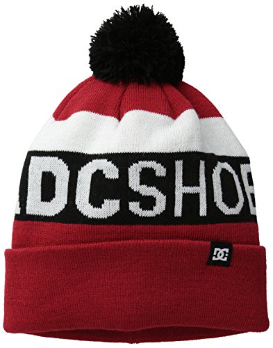 0888327149417 - DC MEN'S CHESTER BEANIE, TANGO RED, ONE SIZE