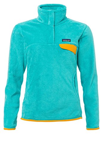 0888336689331 - PATAGONIA RE-TOOL SNAP-T PULLOVER WOMENS MID LAYER - MEDIUM/HOWLING TURQUOISE-HOWLING TURQ