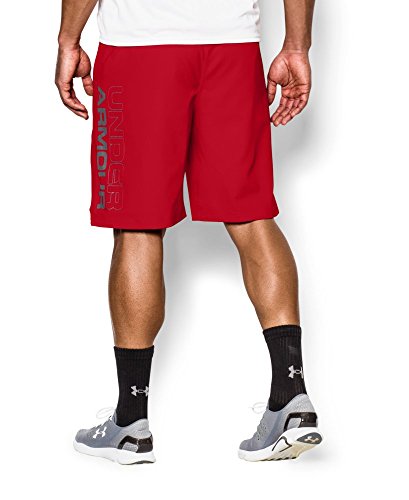 0888376051204 - UNDER ARMOUR MEN'S UA HIIT WOVEN SHORTS LARGE RED