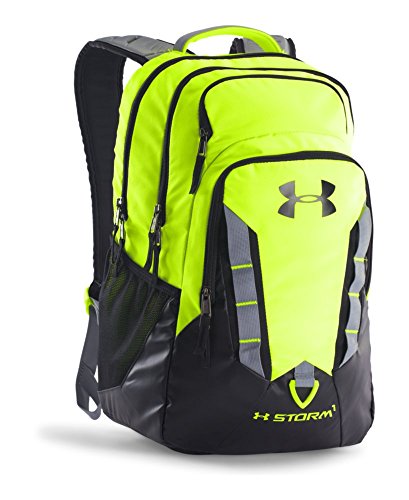 0888376414283 - UNDER ARMOUR RECRUIT BACKPACK, HIGH-VIS YELLOW, ONE SIZE