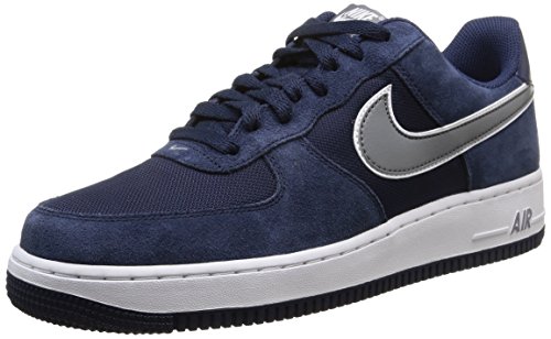 0888409450424 - NIKE AIR FORCE 1 (MIDNIGHT NAVY/COOL GREY-WHITE)