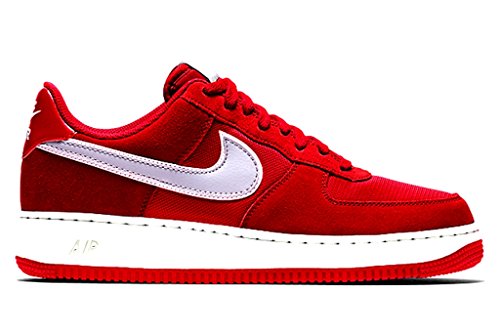 0888409450585 - NIKE AIR FORCE 1 (GYM RED/WOLF GREY-WHITE)