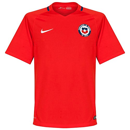 0888410787281 - 2016-2017 NIKE CHILE HOME STADIUM JERSEY (RED) (L)