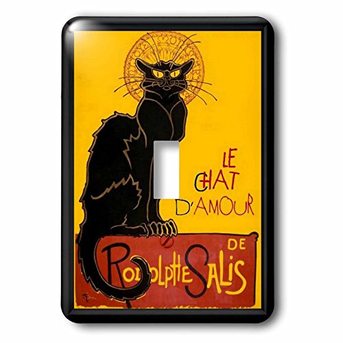 0888414161520 - 3DROSE LSP_181628_1 LE CHAT DAMOUR GREETING CARD - SINGLE TOGGLE SWITCH