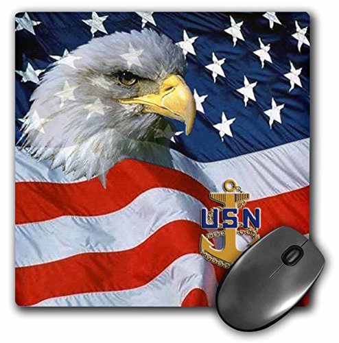 0888414169076 - 3DROSE LLC 8 X 8 X 0.25 INCHES MOUSE PAD, NAVY CHIEF PETTY OFFICE (MP_1288_1)