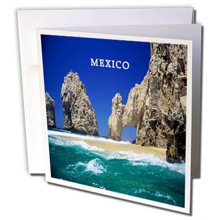 0888414380945 - 3DROSE CABO SAN LUCAS MEXICO - GREETING CARDS, 6 X 6 INCHES, SET OF 12 (GC_80687_2)