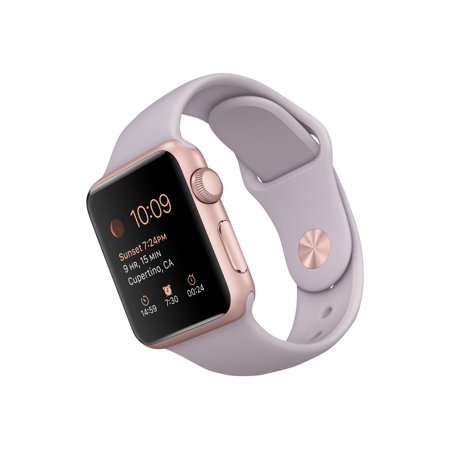 0888462670869 - APPLE WATCH SPORT 38MM ROSE GOLD ALUMINUM CASE WITH LAVENDER SPORT BAND