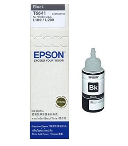 8885007020235 - BRAND EPSON OFFICIAL INK T6641 BLACK FOR L100 L110 L300 L350 L355 L550