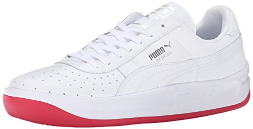 0888533717288 - PUMA MEN'S GV SPECIAL COASTAL LACE-UP FASHION SNEAKER, TEABERRY RED/WHITE, 11 M US
