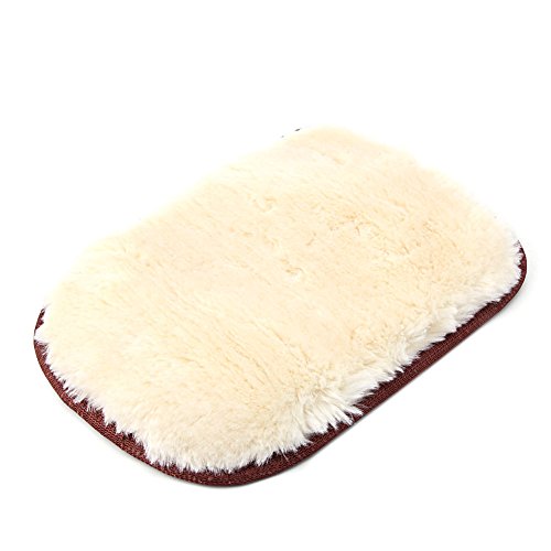 8885551129446 - FAUX WOOL SOFT CAR WASH GLOVE CLEANING BRUSH AUTO MOTO WASHER BRUSHES TOOL