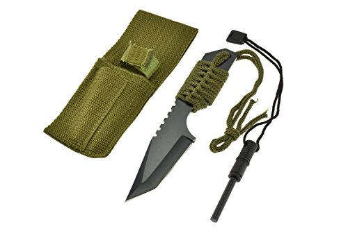 8885798555695 - SE KHK6320 OUTDOOR TANTO KNIFE WITH FIRE STARTER