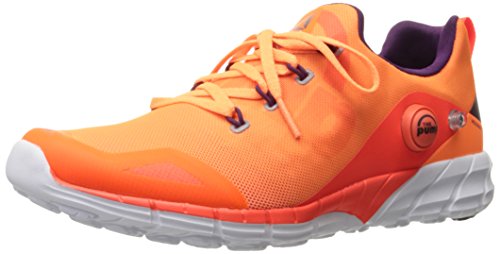 0888594957296 - REEBOK WOMEN'S ZPUMP FUSION 2.0 RUNNING SHOE, ELECTRIC PEACH/ENRGY ORNGE/ATOM RED/WHITE/CELESTIAL ORCHID, 7 M US