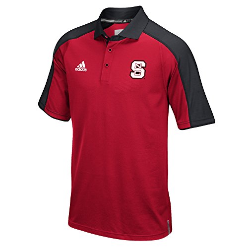 0888598968618 - NCAA NORTH CAROLINA STATE WOLFPACK MEN'S SIDELINE POLO, LARGE, POWER RED