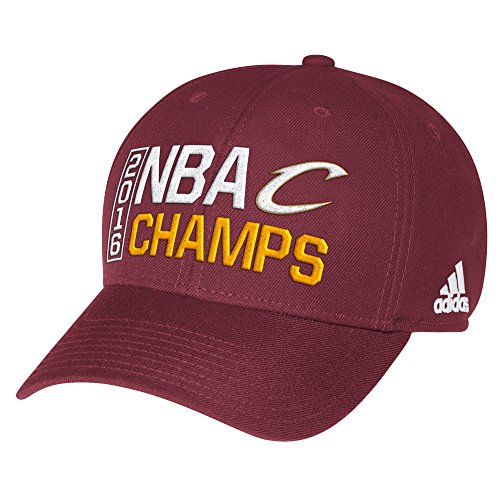 0888599826504 - NBA CLEVELAND CAVALIERS MEN'S 2016 CHAMPIONS STRUCTURED ADJUSTABLE CAP, ONE SIZE, MAROON