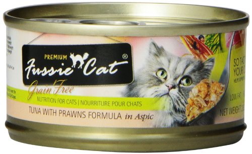 0888641130665 - FUSSIE CAT PREMIUM TUNA WITH PRAWNS CAT FOOD - 24 - 2.82-OZ. CANS