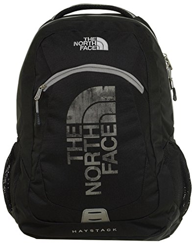 0888655335445 - THE NORTH FACE HAYSTACK BACKPACK - 1922CU IN TNF BLACK/METALLIC SILVER, ONE SIZE