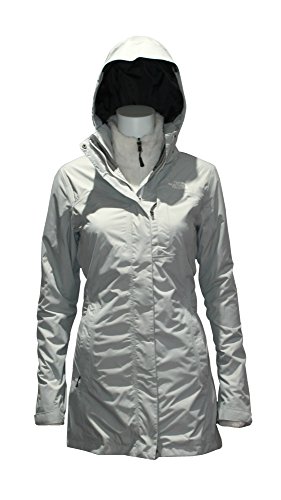 0888655767963 - THE NORTH FACE WOMEN'S SOLARFLARE LONG TRICLIMATE JACKET HIGH RISE GREY (L)