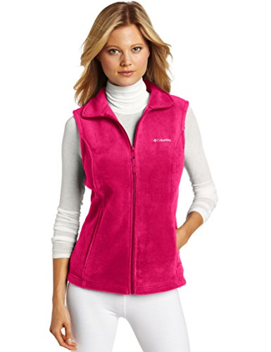 0888664254904 - COLUMBIA WOMEN'S BENTON SPRINGS VEST, RUBY RED, SMALL