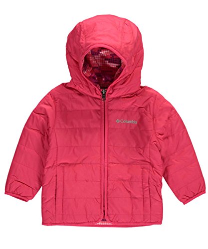 0888667166822 - COLUMBIA BABY GIRLS' DOUBLE TROUBLE JACKET, PUNCH PINK DOT PRINT, 18-24 MONTHS
