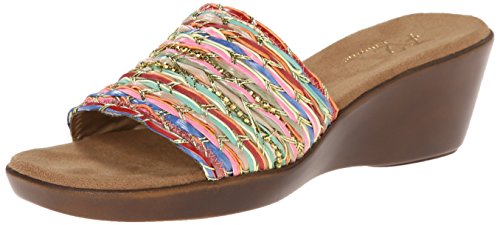 0888671941521 - A2 BY AEROSOLES WOMEN'S SAY YES WEDGE SANDAL,MULTI FABRIC,7 M US