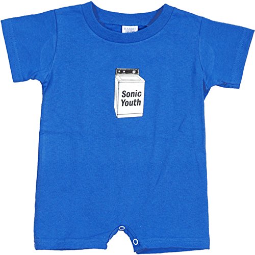 0888700594650 - SONIC YOUTH BABY BOYS' BABY WASHER ROMPER 6 - 12 MONTHS ROYAL
