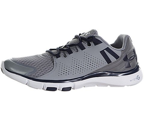 0888728164415 - UNDER ARMOUR MENS MICRO G LIMITLESS TRAINERS 9 US STEEL/GRAPHITE/NAVY (SILVER/GREY/NAVY)