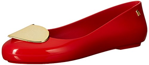 0888731133873 - MELISSA WOMEN'S SPACE LOVE SPECIAL BALLET FLAT, RED, 8 B US