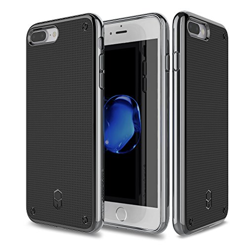 0888744011304 - PATCHWORKS FLEXGUARD CASE SILVER FOR IPHONE 7 PLUS - MILITARY GRADE PROTECTIVE CASE EXTREME CORNER PROTECTION WITH PORON XRD