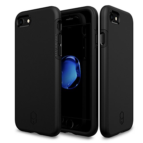 0888744011700 - PATCHWORKS LEVEL CASE BLACK FOR IPHONE 7 - MILITARY GRADE PROTECTION CASE, EXTRA PROTECTION, IMPACT DISPERSE SYSTEM