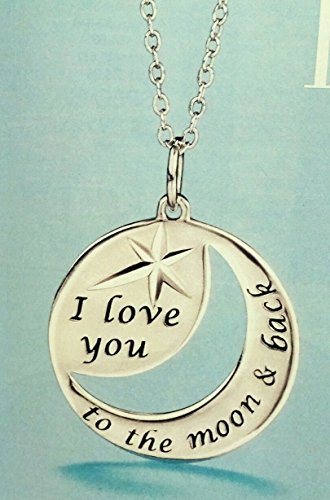 0888761069159 - AVON STERLING SILVER I LOVE YOU TO THE MOON AND BACK NECKLACE