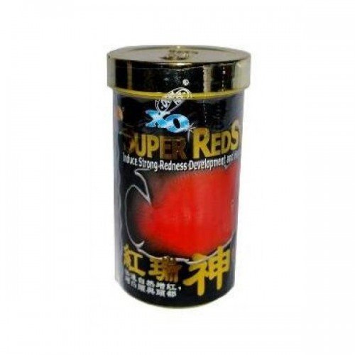 8887677322015 - OCEAN FREE XO SUPER RED SYN INDUCE STRONG REDNESS DEVELOPMENT AND HEAD GROWTH FLOWERHORN CICHLID FISH FOOD 120G