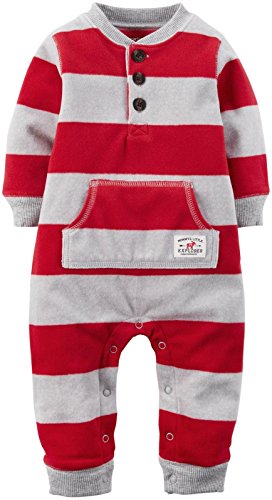 0888767942975 - CARTER'S BABY BOYS 1 PC, RED, 12M