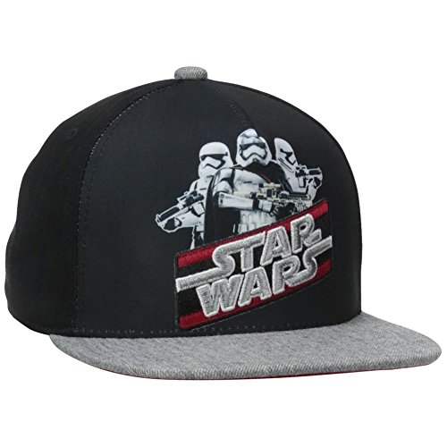 0888783311717 - STAR WARS BOYS' EPISODE 7 CAPTAIN PHASMA BASEBALL CAP WITH SUBLIMATED PATCH, BLACK, ONE SIZE